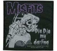 Patch Misfits : Die Die My Darling Sous Licence Officielle Noir G
