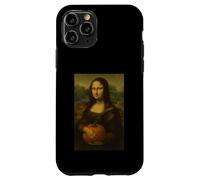 Patch Mona Lisa Citrouille Humoristique Automne Art Parodie Vintage Coque pour iPhone 11 Pro