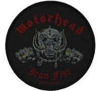 Patch Motorhead : Iron Fist Skull Sous Licence Officielle Noir G