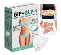 Patch Nano Miconeedle - Patch minceur apaisant | Patches compactes de combustion des graisses | Plâtres de à aiguille pour l'abdomen Les jambes de la taille des armes Forme Corps Forme de la per