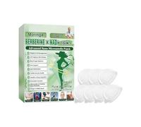 Patch Nano Microneedle 10-en-1 Moringa Berberine NAD+ - Gestion du poids, énergie & vitalité, équilibre glycémique, anti-âge, soutien foie & cœur - 7 patchs doux & efficaces