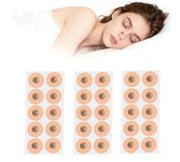 Patch nasal magnétique, 30/60/120 bande nasale anti - ronflement bandelette nasale，dilatateur nasal pour améliorer la qualité du sommeil et le confort respiratoire. (Circulaire,30)