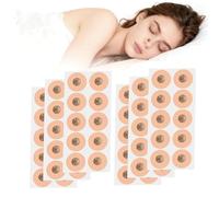 Patch nasal magnétique, 30/60/120 bande nasale anti - ronflement bandelette nasale，dilatateur nasal pour améliorer la qualité du sommeil et le confort respiratoire. (Circulaire,60)