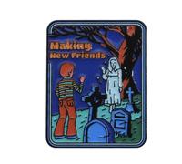 Patch Nation Broche en métal « Making New Friends » - Fantôme - Cimetière - Pour cosplay