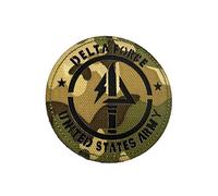 Patch Nation Patch tactique Delta Force Multicam découpé au laser pour airsoft Field