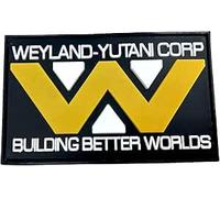 Patch Nation Weyland Yutani Aimant de réfrigérateur en PVC avec inscription « Building Better Worlds »