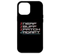 Patch Nerf Buff - Adapt - Amusant et Cool Fighting Gamer Coque pour iPhone 12 Pro Max