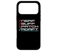 Patch Nerf Buff - Adapt - Amusant et Cool Fighting Gamer Coque pour iPhone 17 Pro Max