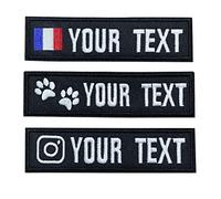 Patch nom brodé personnalisé, insigne de moral brodé de l'armée tactique militaire pour sacs à dos, uniformes, vestes