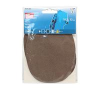 Patch.nubuckleath(cucire)10,5x13cm Marrone