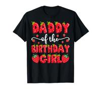 Patch of the Birthday Girl Strawberry Family Matching T-Shirt