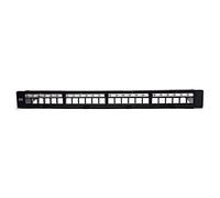 Patch Panel 24 ports UTP Cat. 5e/6/6e, idéal pour gérer les réseaux, la connexion structurée et optimiser la distribution des signaux.