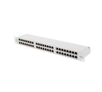 PATCH PANEL 48 PORT 1U 19 CAT6 FTP SHIELDED GRAY LANBERG