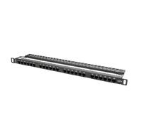 Patch panel Lanberg PPU6-0024-B 24 port 0.5U kat.6 czarny Lanberg