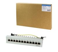 Patch panel stacjonarny LogiLink NP0017A 12x RJ45 kat.6 ekranowany Logilink