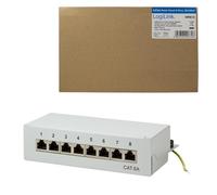 Patch panel stacjonarny LogiLink NP0018 8x RJ45 kat.6A ekranowany Logilink