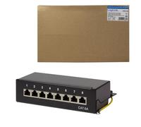 Patch panel stacjonarny LogiLink NP0018B 8x RJ45 kat.6A ekranowany Logilink