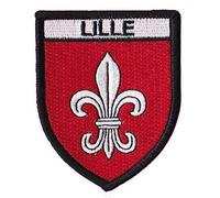 Patch Patche Écusson Lille Thermocollant Lillois Ville Logo Armoiries Badge