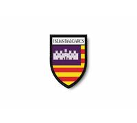 Patch Patches Emblem Iron On Glue Print Flag World Crest Balearic Islands