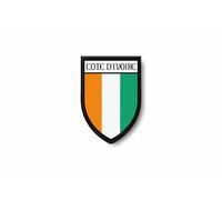 Patch Patches Emblem Iron On Glue Print Flag World Crest Ivory Coast