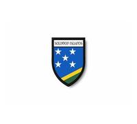 Patch Patches Emblem Iron On Glue Print Flag World Crest Solomon Islands