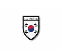 Patch Patches Emblem Iron On Glue Print Flag World Crest South Korea