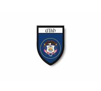 Patch Patches Emblem Iron On Glue Print Flag World Crest Usa Utah