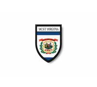 Patch Patches Emblem Iron On Glue Print Flag World Crest Usa West Virginia