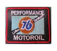 Patch Performance Motoroil 76 Oil Huile 7.5x6 Cm Ecusson Thermocollant Rock