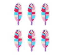 Patch plume coloré Iron mignon sur patchs chemises bricolage chapeaux sacs à dos
