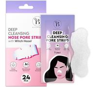 Patch Point Noir Nez - Élimine Points Noirs et Impuretés pour une Peau Plus Lisse, Nose Pore Strips (24 Patchs)