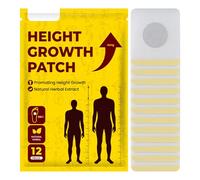 Patch pour augmenter la hauteur du pied - Amélioration naturelle du développement du stunting Heightenup Health Care Pattch | Doux pour la peau favorise la croissance de la pointe plantaire des