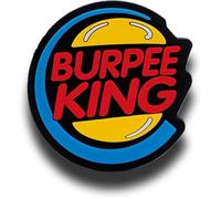Patch Pour Sac À Dos Tactique - Burpee King - Diamètre 66mm - Patchs De Cross Training Pour Sacs Militaires - Accessoire Pour Gym Conçu En Espagne Pour Sacs Et Gilet