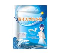 Patch privé imperméable - Girls étanche du coussin de natation, nage de panti-doublure | Adhésif autocollant hygiénique des protecteurs de l'enfant, Pachs de soldats pour la douche Spa de printemps