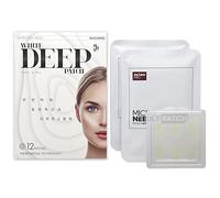 PATCH PRO WHITE DEEP PATCH 12 pcs, microneedle pour les éruptions cutanées, les imperfections et absorber les impuretés, traitement des boutons autocollant, hydrocolloïde de grande taille