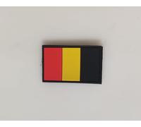 Patch PVC Belgique Militaire - Tactique pour Sac à Dos et Équipement Militaire - Drapeau Belge