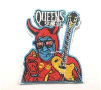 Patch Queens Of The Stone Age 7.5x6.5 Cm Groupe Rock Ecusson Thermocolant Garage Veste Chemise