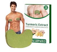 Patch Raffermissant Cellulite Pour Hommes | Patch Réducteur Cellulite Gynécomastie - Produit Léger Améliorant La Texture Cutanée Pour Hommes Adultes