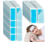 Patch rafraîchissant 100 patchs rafraîchissants instantanés longue durée pour enfants pack de glace prêt à l'emploi pour maux de tête fièvre soulagement la douleur et migraines (50 sachets)