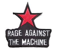 Patch Rage Against The Machine 10x9cm Étoile Rouge Groupe Rock