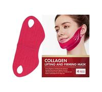 Patch réducteur de double menton - Soulèvement raffermissant le menton, lissant et éclaircissant pour le visage en V Line pour le matin, la nuit, le spa, la maison, les voyages, le travail, un usage