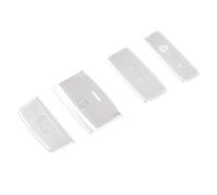 Patch Réparation Compatible Avec Civic 11e Génération 2022 2023 2024 Autocollants Garniture Couvercle Bouton Levier Vitesse Voiture Accessoires Décoration Frein À Main Électronique(Silver)