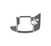 Patch Réparation Compatible Avec Mazda CX-9 2016-2023 Les Accessoires, Intérieur En Fibre De Carbone, Bouton De Commande Central De Voiture, Cadre Décoratif, Garniture, Autocollants(Left-hand drive)