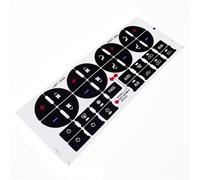 Patch Réparation Compatible Avec Saturn Pour Outlook XR 2009 2010 2011 2012 Autocollant De Bouton De Commande De Climatisation Pour Autoradio