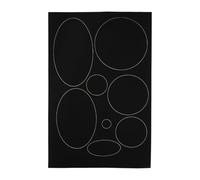 Patch Réparation Doudoune, Kit de Réparation Auto-Adhésif en Nylon Imperméable pour Veste, Tente et Sac de Couchage - Tissu Autocollant Résistant et Facile à Poser (Noir, Multi-Tailles)