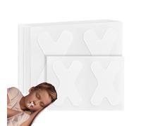 Patch Respiratoire Buccal En Forme De X - Bandes Anti-ronflement, Dispositif De Sommeil Anti-ronflement, Bande Douce 120 Pièces | Adhésif D'aide À La Respiration Nasale Pour La Bouche, Le Bruxisme, Ré