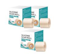Patch Réutilisable Pour Éliminer Les Cicatrices Du Visage, Lot de 3 Rouleau De Patchs Hydrocolloïdes En Silicone Pour Cicatrices, Patchs Réparateurs Hautement Absorbants Pour Adultes Et Femmes Brûlure