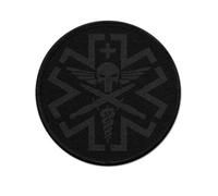 Patch rond Combat Medic Night Tarn Paramedic Secours Militaire #38695