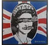 Patch Sex Pistols - God Save The Queen - 10 cm x 9,5 cm