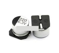 Patch SMD Electrolytic Capacitor 6.3V 220UF 6_5MM Aluminum Electrolytic Capacitor 10 PCS NWPNLXEA